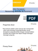 SELEKSI KARYAWAN: GEMENT