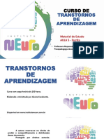 Curso de Transtornos de Aprendizagem - Aula 5 sobre Escrita