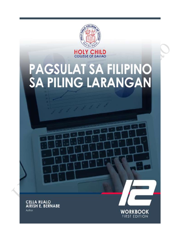 Pagsulat Sa Filipino Sa Piling Larangan | PDF