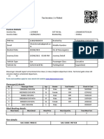 Invoice Details: Tax Invoice / E-Ticket