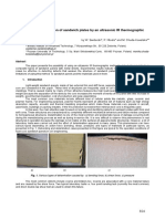 Non-Destructive Evaluation of Sandwich Plates by An Ultrasonic IR Thermographic Method