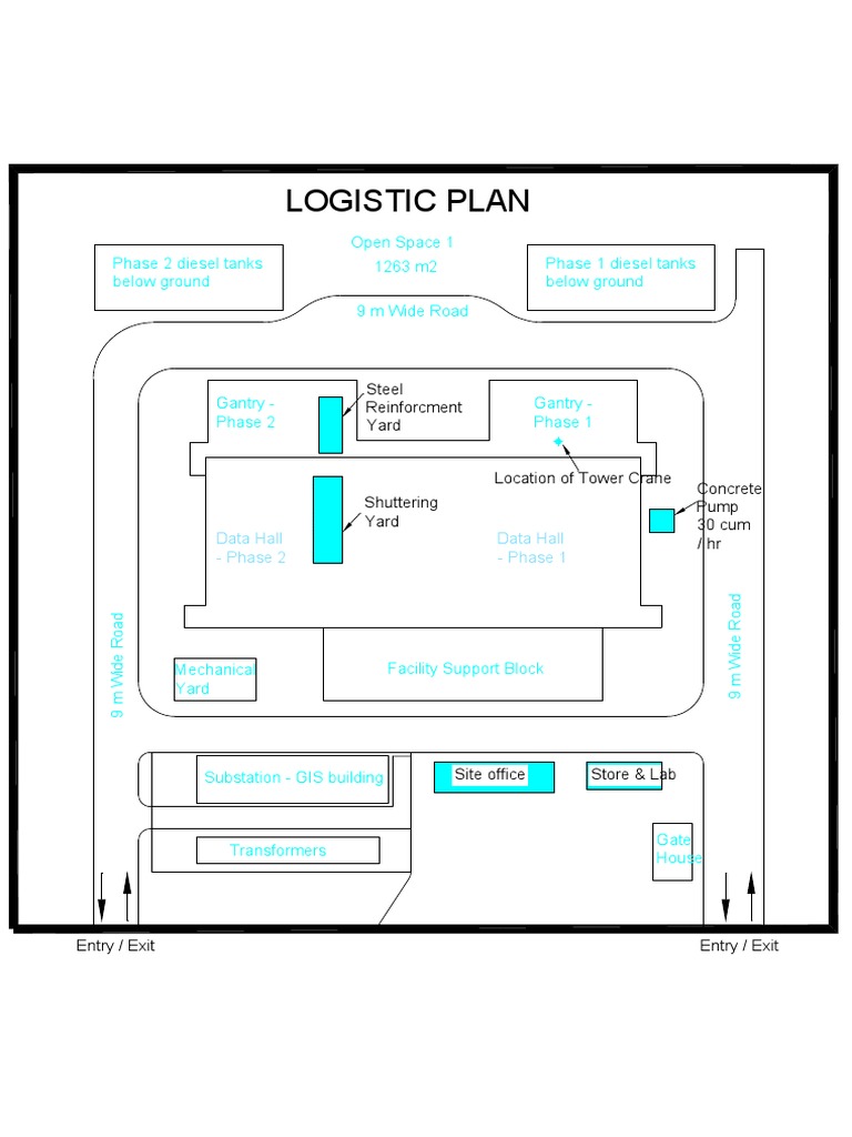 Site Logistic Plan - Mum1 Xo | PDF