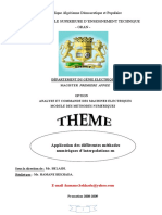 31633462 Application Des Differentes Methodes Numeriques d Interpolations en MATLAB