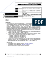 Ujian Akhir Semester Teknik Logistik Pilihan Lokasi DC dan Analisis Antrian Material