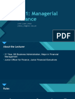 CH 1 - Financial Management