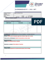 Formato de Sesión de Aprendizaje - SPT - 2022