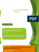 Introduction To Software Testing