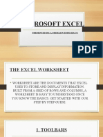 Microsoft Excel: Presented By: Lordelyn Hope Biaco