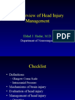 An Overview of Head Injury Management: Eldad J. Hadar, M.D