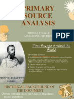 Primary Source Analysis: Crizelle P. Nayle Maed-Social Studies