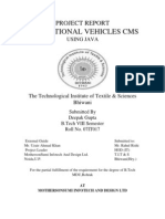 Project report on recreational vehicle CMS using Java