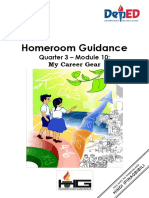 Homeroom Guidance Quarter 3 - Grade 6 - Module 10 My Career Gear
