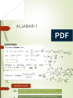 Materi Pert. 1 Aljabar1