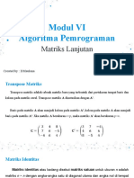 Materi Modul VI