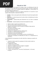 Objectifs du CRM