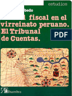 Escobedo Mansilla, Ronald (1986) - Control Fiscal en El Virreinato Peruano. El Tribunal de Cuentas