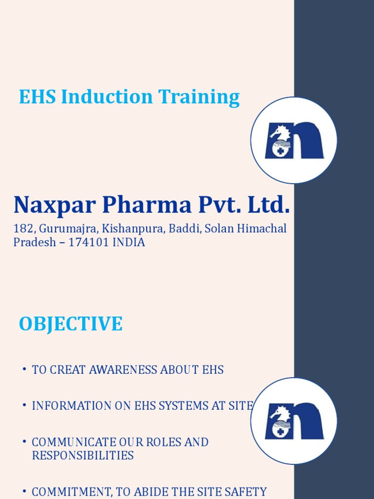 Ehs Induction Training 1 Download Free Pdf Occupational Safety And