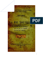 Spiritisme 1913 Henri Brun La Foi Nouvelle (Société, Science, Ecole)