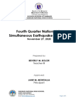 Fourth Quarter Nationwide Simultaneous Earthquake Drill 2021