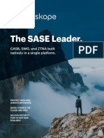 The SASE Leader.: CASB, SWG, and ZTNA Built Natively in A Single Platform