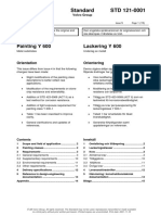 Standard STD 121-0001: Painting Y 600 Lackering Y 600