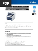 High Speed Wireless Colour All-in-One Printer With Fax: MFC-9320CW Consumables - TN230CMYK/ DR230CL