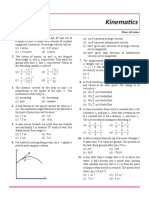 Kinematics: Chapter Test