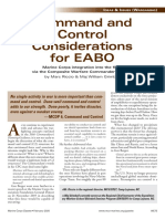 Command and Control Considerations For EABO
