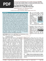 An Experimental Study On Soil Stabilization by Using Bio Enzymes