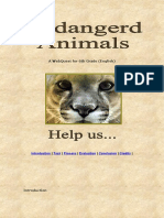 Endangered Animals Webquest 693