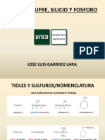 Tema 6 Azufre Fosforo y Silicio Uned J L Garrido Lara