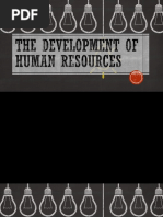 Module 1 - The Development of Human Resources