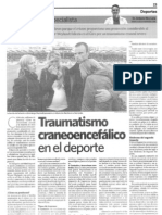 Traumatismo Craneoencefálico en El Deporte