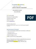 LENGUA ESPAÑOLA A 1 Práctica Con Errores