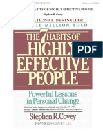 The Seven Habits of Highly Effective People: Stephen R. Covey