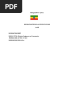 Ethiopian TVET-System: Information Technology Support Service