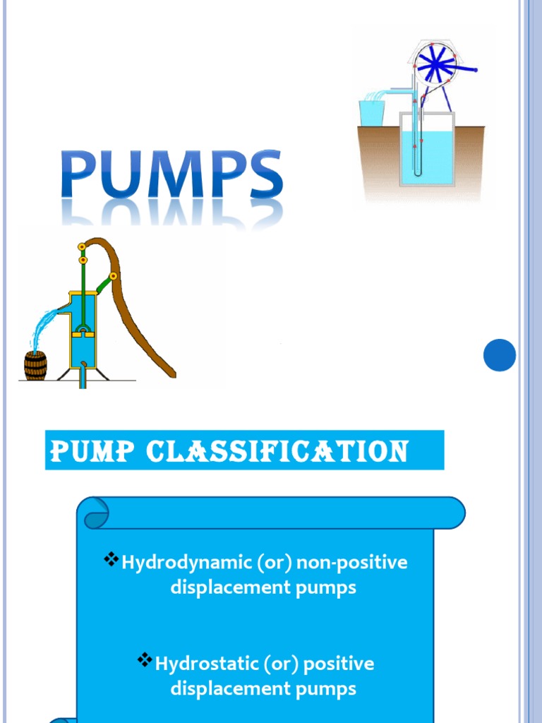 Lec 9 Types of Pumps PDF Pump Flow Measurement