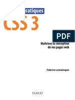 Travaux Pratiques CSS3 - Fabrice Lemainque
