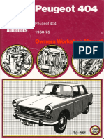 Peugeot 404 Owners Workshop Manual 1960-1975