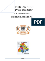 REVISED DISTRICT SURVEY REPORT FOR SAND MINING DISTRICT AMRITSAR