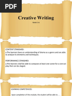 Creative Writing Week 5-6