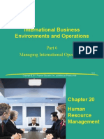 International Business Environments and Operations Chapter 20