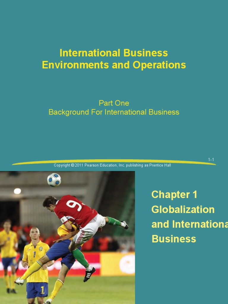 International Business Environments and Operations Chapter 1 | PDF ...