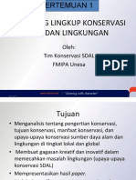 Bab 1.1. PPT 1 Ruang Lingkup Konservasi