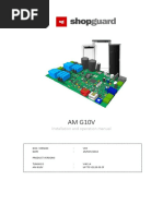 Am G10V: Installation and Operation Manual