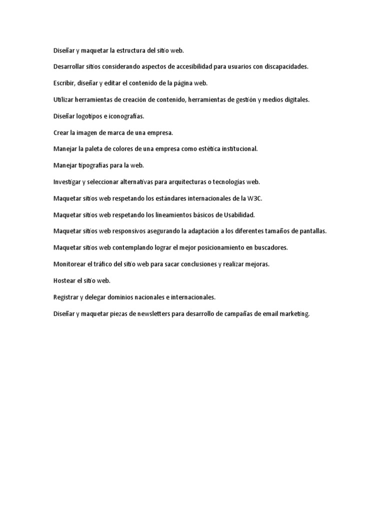 Diseñador de Sitio Web | PDF