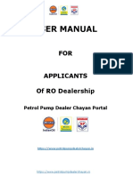 User Manual for Applicant - Petrolpump_chayan_fina