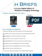Welcome To Your Digital Edition Of: Tech Briefs and Photonics & Imaging Technology
