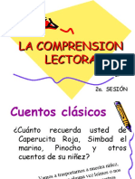 LA COMPRENSION LECTORA 2a. Sesion