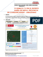 REPORTE COMPLEMENTARIO Nº 7213 - 28NOV2021 - SISMO EN EL DISTRITO DE SANTA MARÍA DE NIEVA - AMAZONAS 